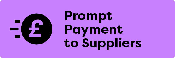 Prompt payment to suppliers tile