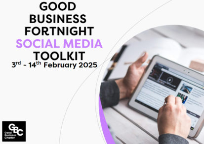 This pack aims to support your Good Business Fortnight social media campaign. The pack include a range of resources including creative assets, example social media posts and key stats to support your social media posts.