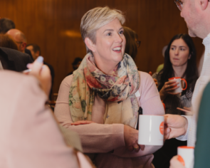 The event kicked off with a networking breakfast, providing attendees the chance to connect and discuss responsible business.