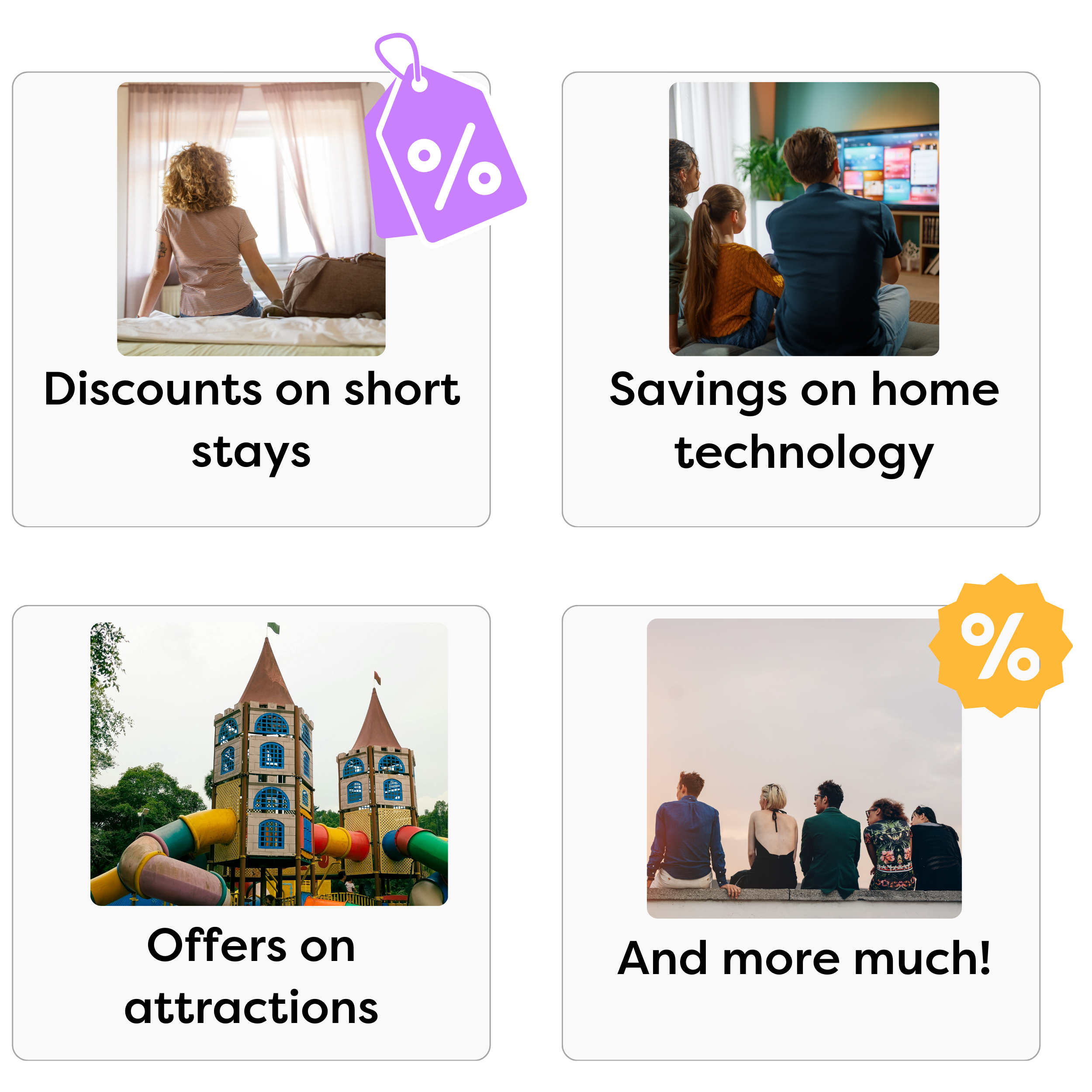 Reward your employees for all of their great work with special discounts, services and experiences offered by fellow accredited organisations.